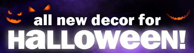 all new decor for halloween!