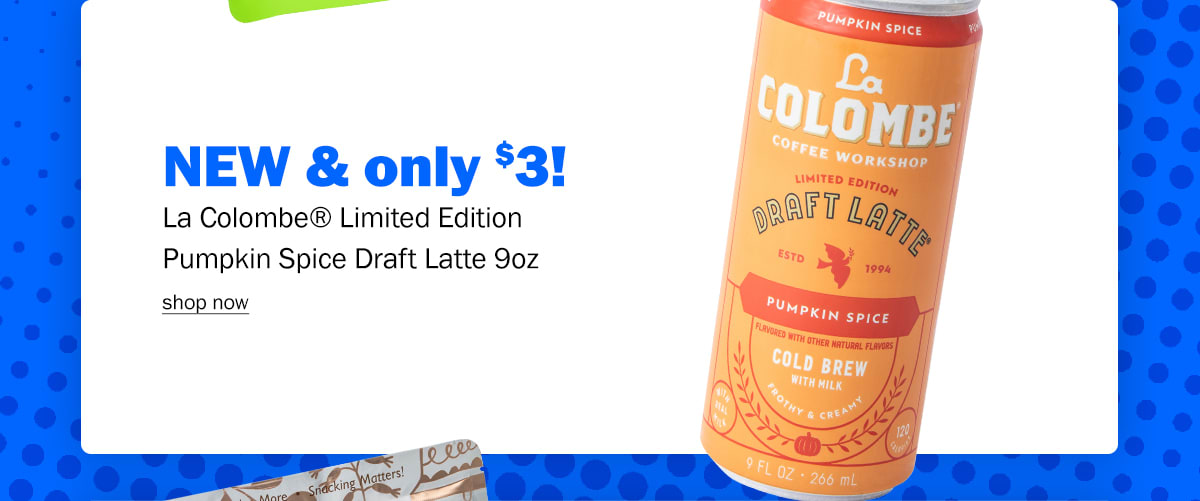 La Colombe pumpkin spice draft latte
