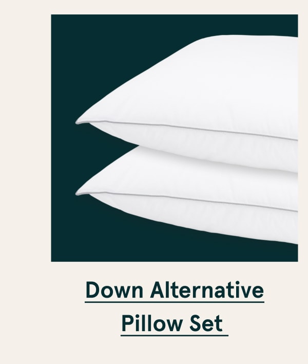 Down Alternative Pillow Set