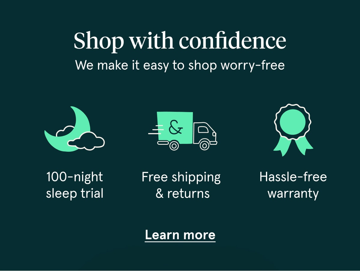 Shop with confidence | Learn more
