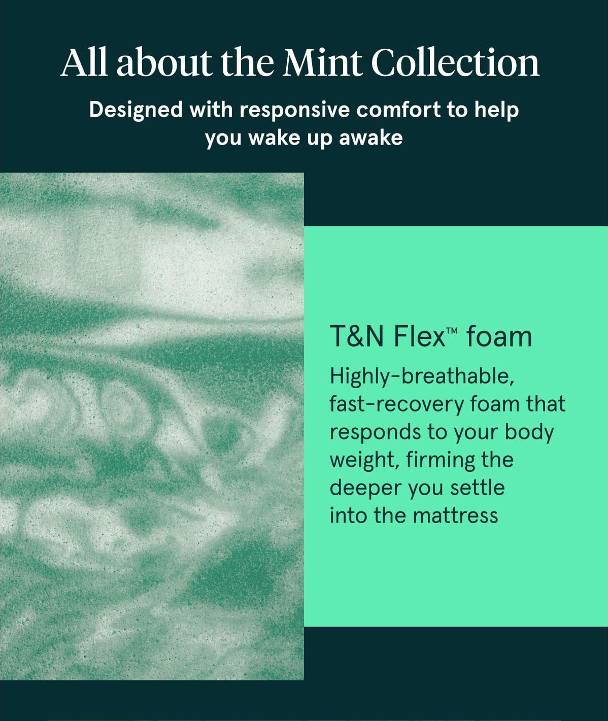 All about the Mint Collection | T&N Flex foam