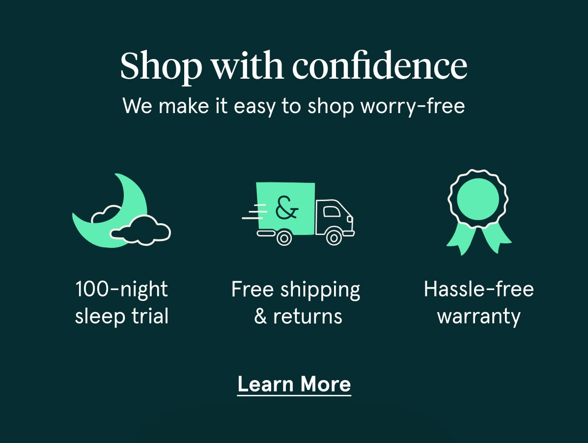 Shop with confidence | Learn more