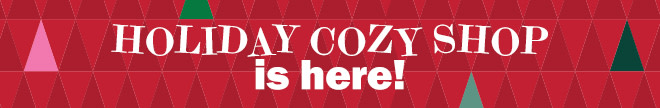 holiday cozy shop is open!