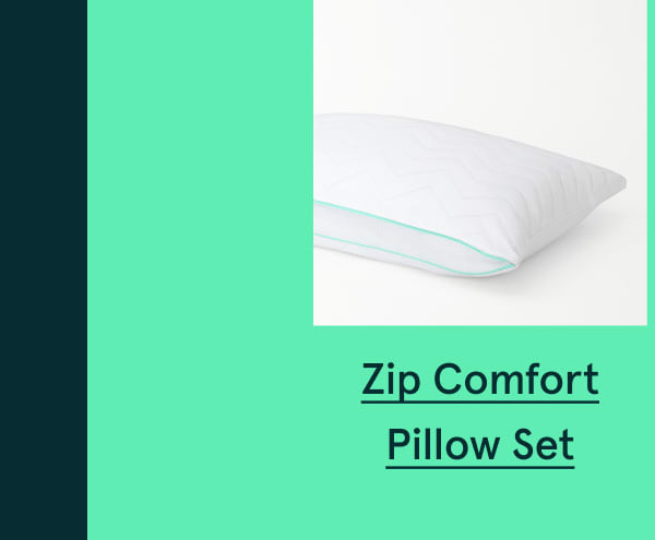 Zip Comfort Pillow Set