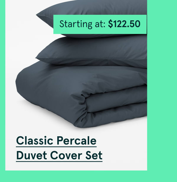 Classic Percale Duvet Cover Set