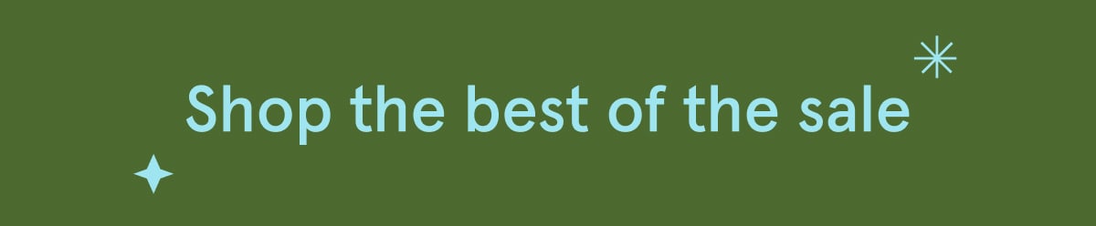 Shop the best of the sale
