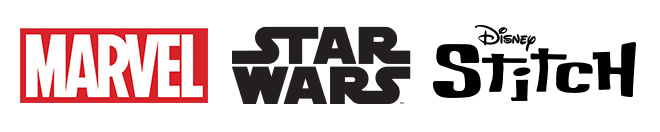 Marvel. Star Wars. Disney Stitch