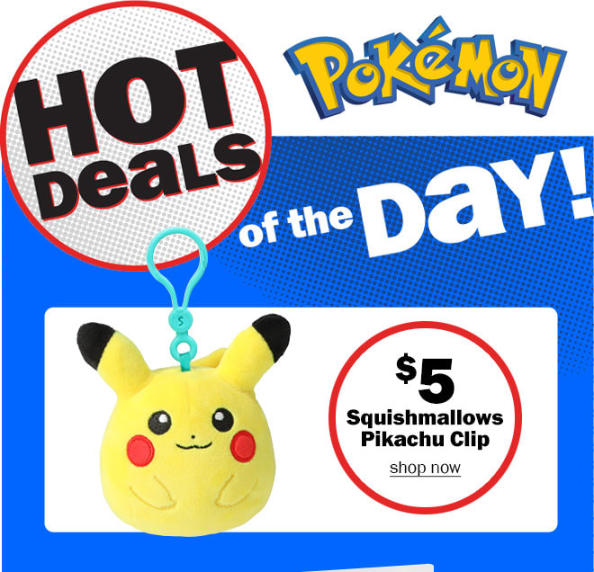 Squishmallows Pikachu Clip