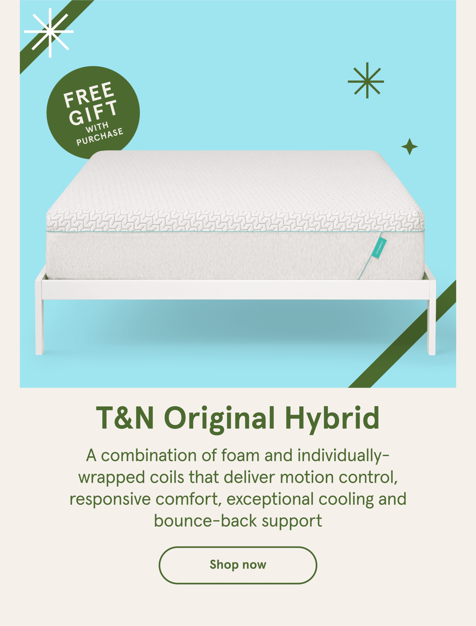 T&N Original Hybrid Mattress
