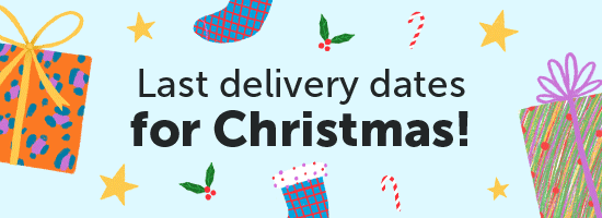 Last delivery dates for Christmas