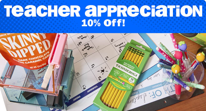 teacher appreciation 10% off!