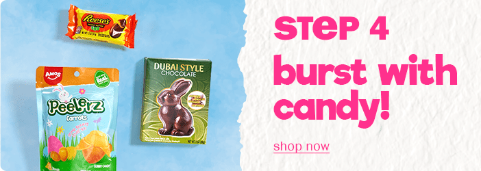 step 4: burst with candy!