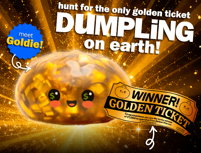hunt for the one and only golden ticket dumpling on earth!