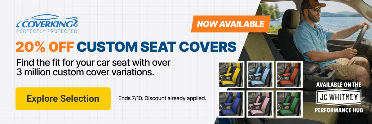 20% Off Custom Seat Covers. Ends 7/10.