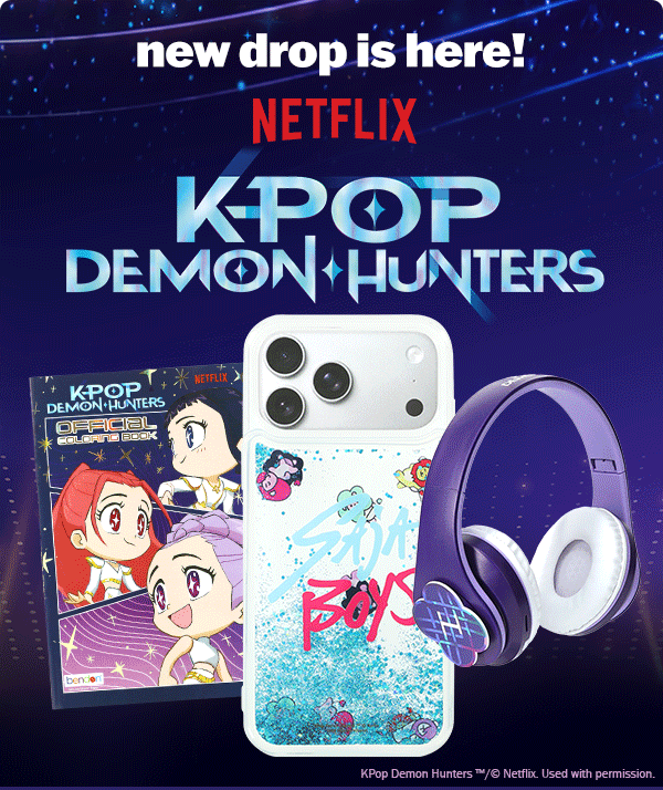 now trending - k-pop demon hunters drops!