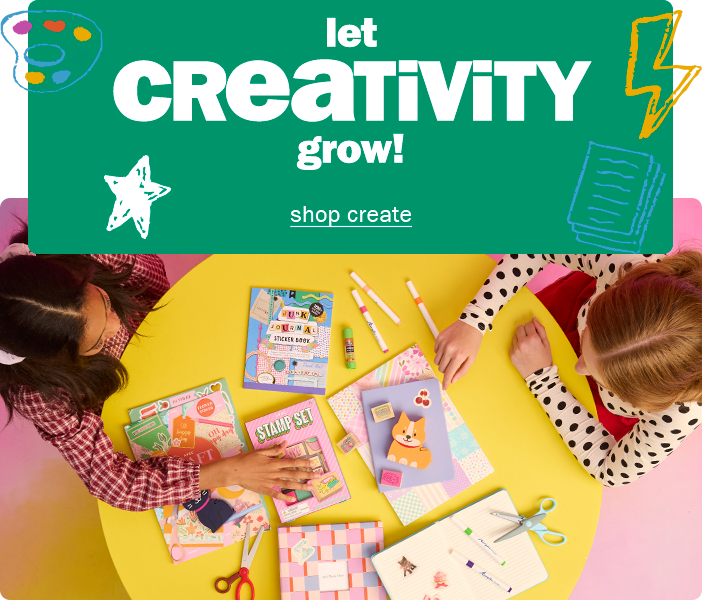 let creativity grow! shop create