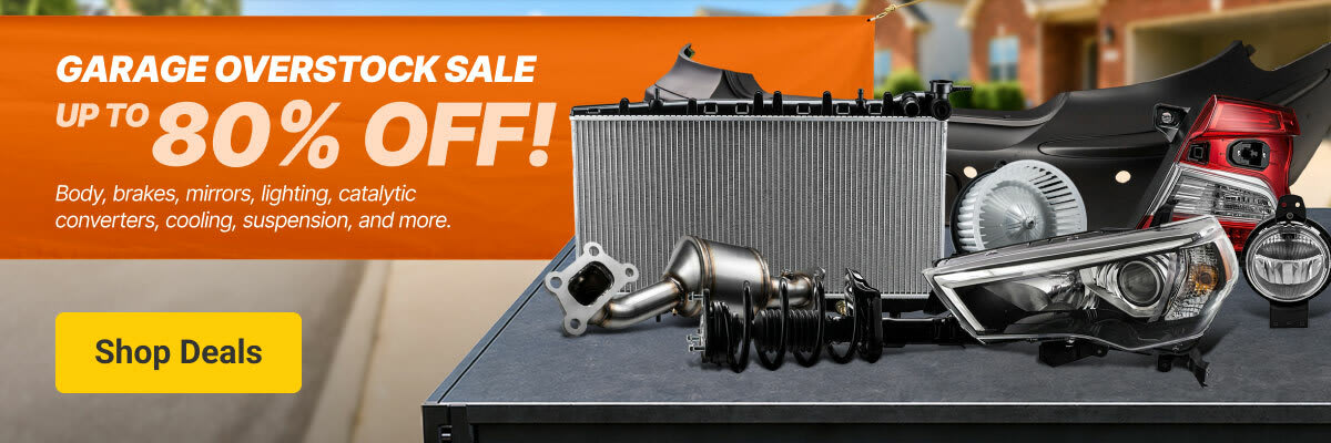Garage Overstock Sale - up to 80% off