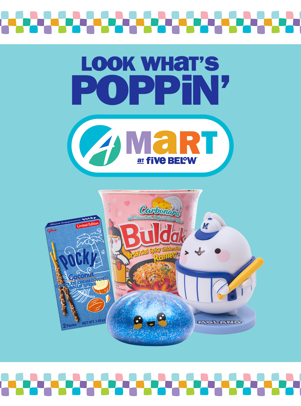 look what's poppin' - A-Mart at Five Below