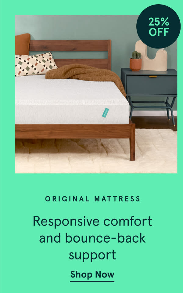 25% Off | Original Mattress | Shop Now