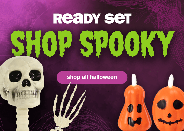ready set, shop spooky - shop all halloween