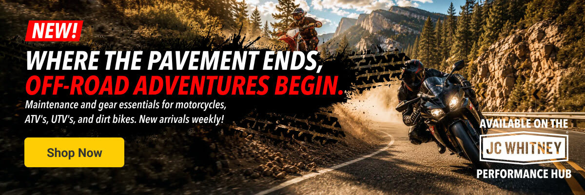 NEW - Where the pavement ends, off-road adventures begin.