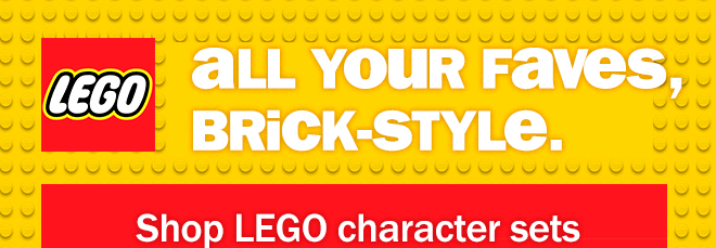 all your faves, brick-style