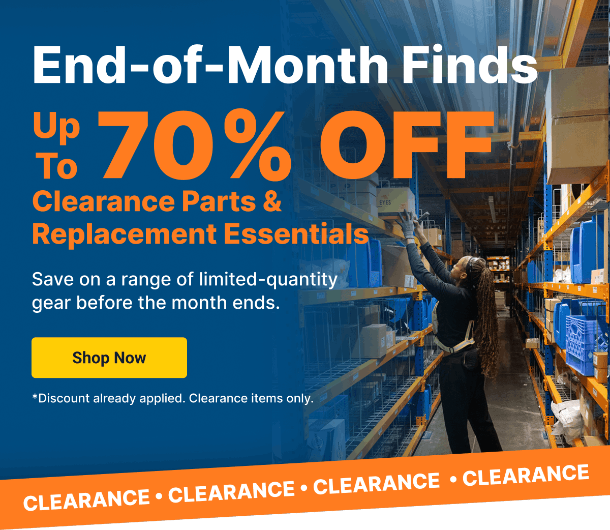End-of-Month Finds | Up To 70% OFF Clearance Parts & Replacement Essentials
