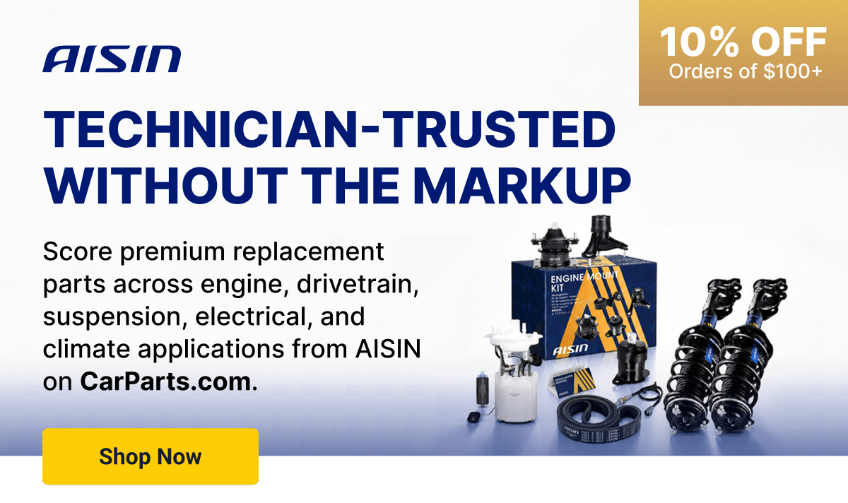 AISIN | Technician-Trusted Without The Markup
