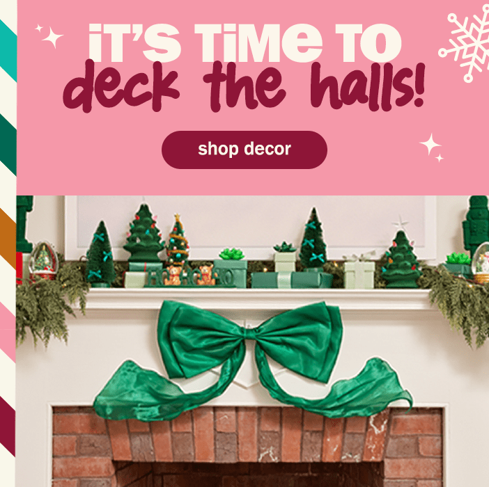 It's time to deck the halls! shop decor
