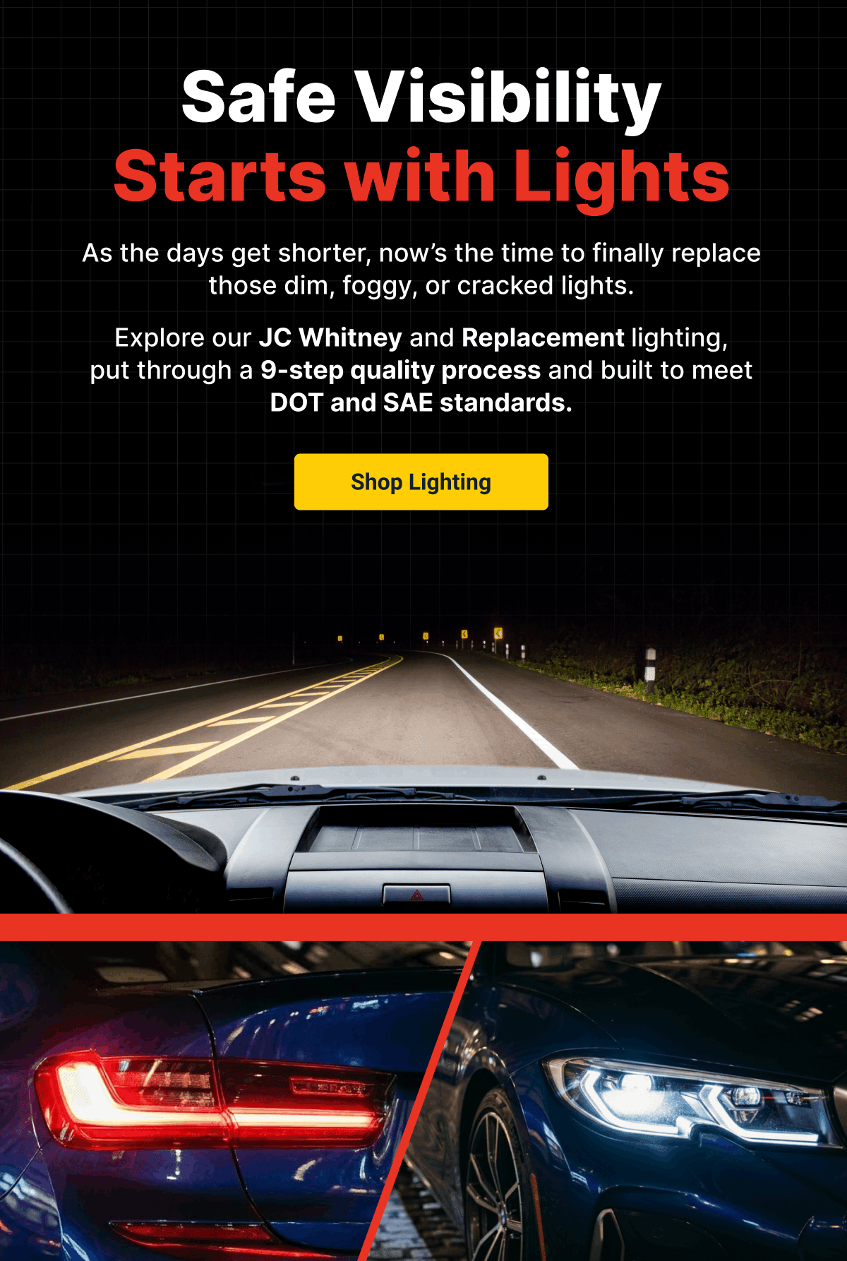 Safe Visibility Starts with Lights | Shop Lighting