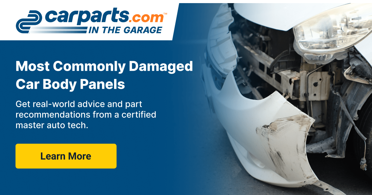 Most Commonly Damaged Car Body Panels