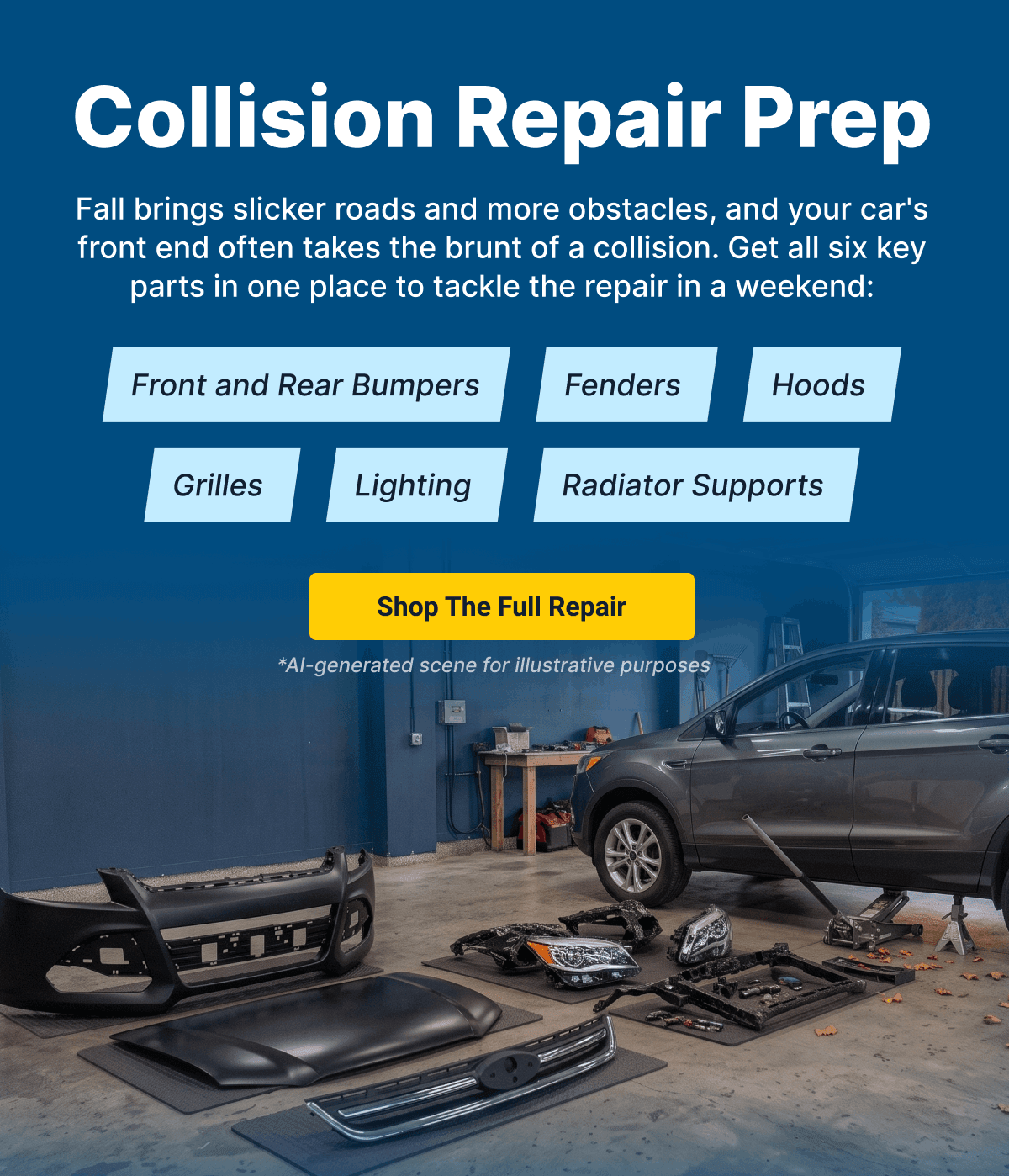 Collision Repair Prep | Shop The Full Repair