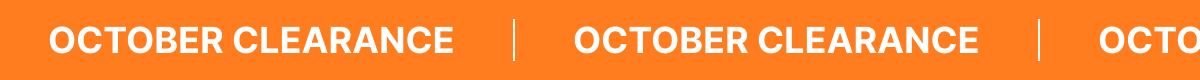 October Clearance
