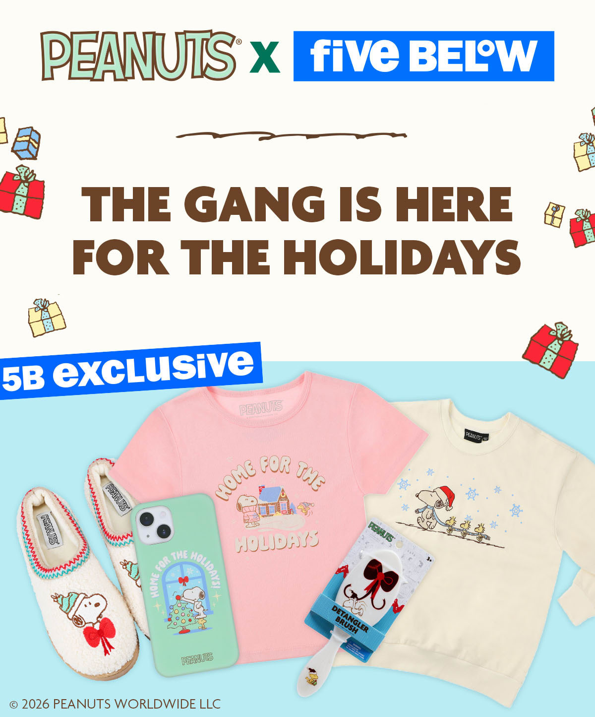 Peanuts x Five Below - the gang is here for the hoildays!