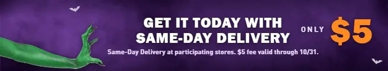 Same day delivery $5 promo