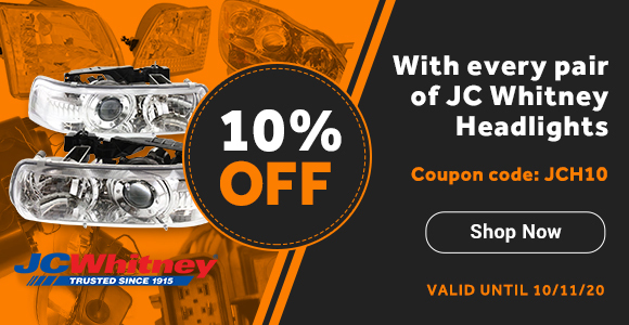 JC Whitney Headlights | Coupon code: JCH10