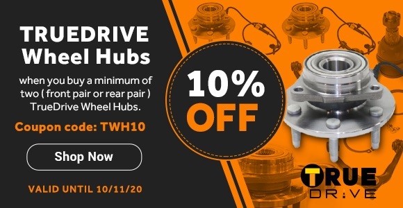 TrueDrive Wheel Hubs | Coupon code: TWH10
