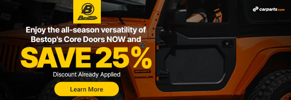 25% off Bestop Core Doors